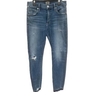 Citizens of humanity rocket crop high rise skinny, size 29